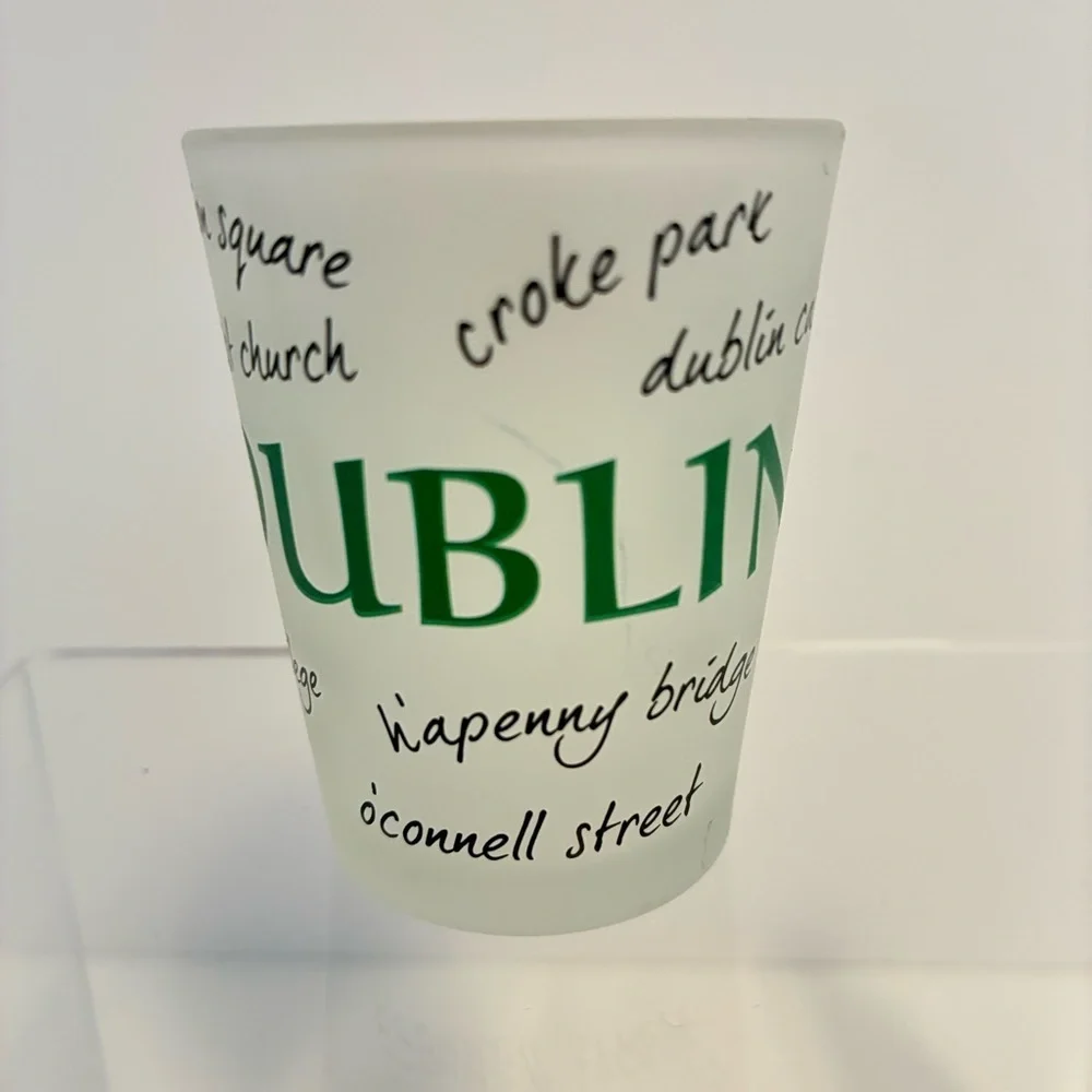Dublin Ireland Souvenir Shot Glass New With Tag